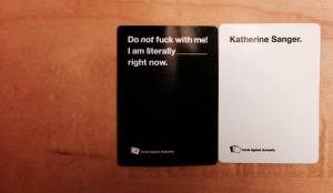 The awesomest Cards Against Humanity happening ever...and my FB cover photos...